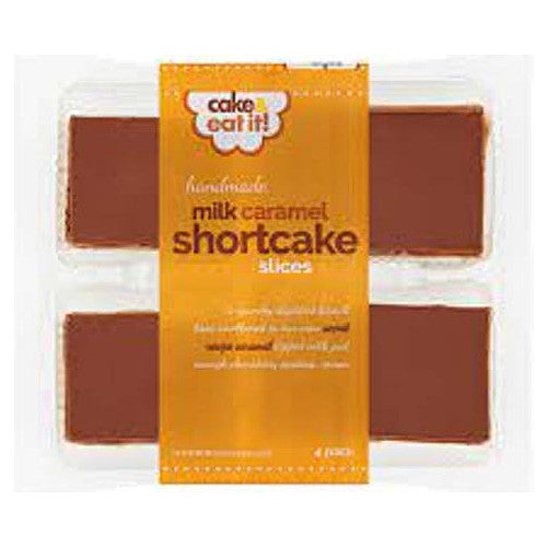Cake & Eat It! 4 Handmade Milk Caramel Shortcake Slices 265g × 1