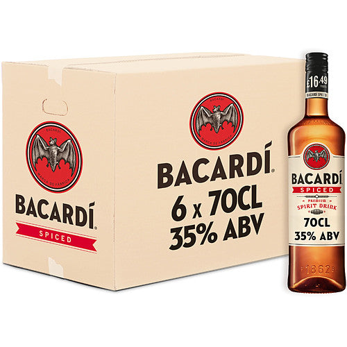 BACARDÍ Spiced Premium Rum Spirit Drink, 70cl 70Cl × 1