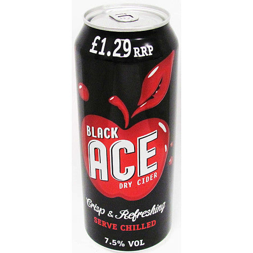 Black Ace Cider PM £1.29 7.5% 500ml × 24 × 1