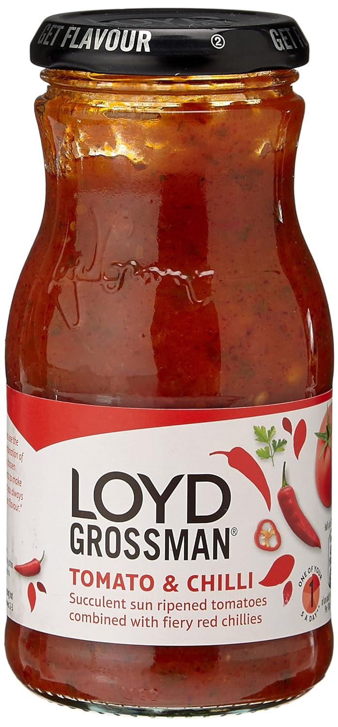 Loyd Grossman Pasta Sauce Tomato & Garlic 6x350g