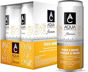 Aqua Sparkling Mango & Peach 24x330ml