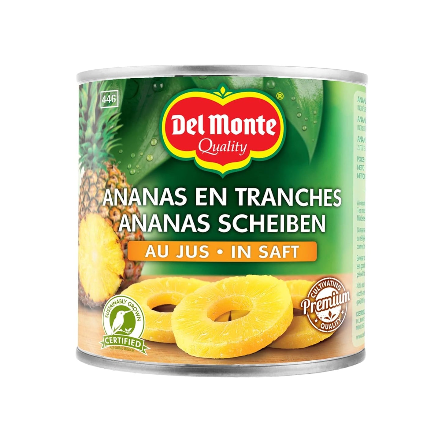 Del Monte Pineapple Slices 6x435g