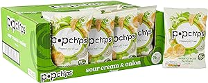 Popchips Sour Cream & Onion 24x23g