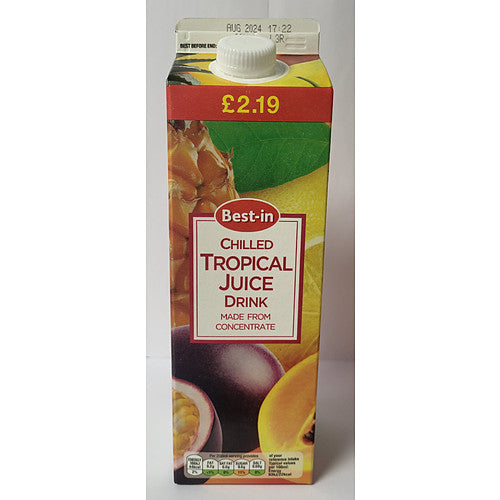 Best In Tropical Juice £2.19 1Ltr × 12 × 1