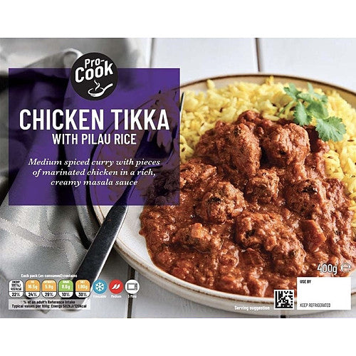Pro-Cook Chicken Tikka 400g × 1