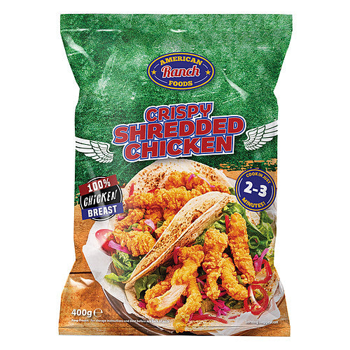 American Ranch Foods Crispy Shredded Chicken 400g 400g × 1