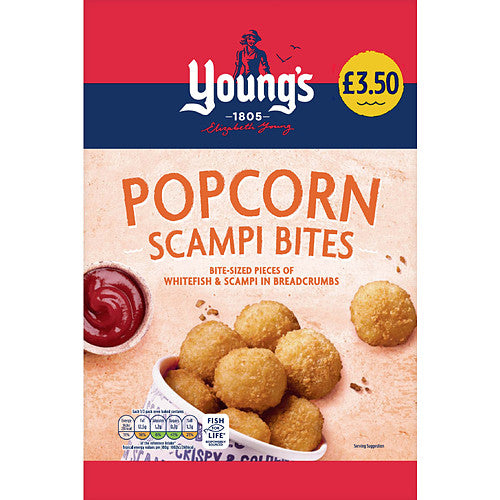Young's Popcorn Scampi Bites 300g 300g × 1