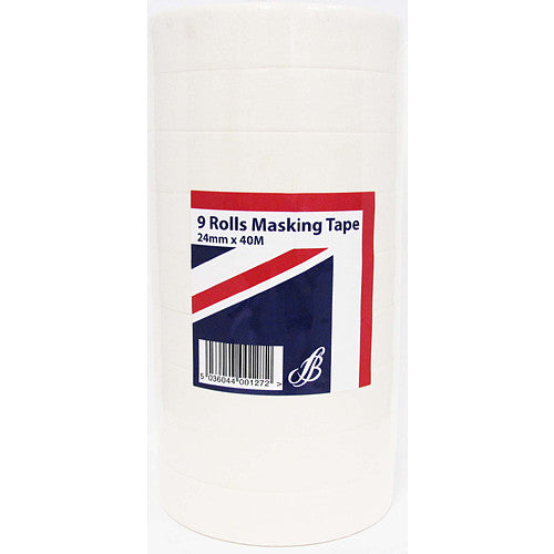 Masking Tape 24Mmx40M (9 Pack) 24Mmx40M × 1