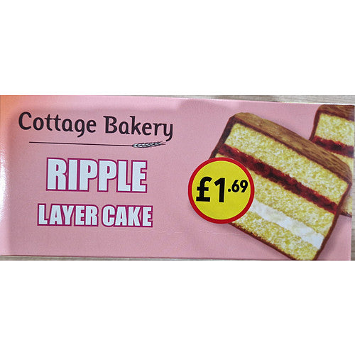 Cottage Bakery Ripple Layer Cake PM £1.69 150g × 1