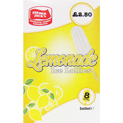 F/J Lemonade Lollies PM £2.50 8pk × 1