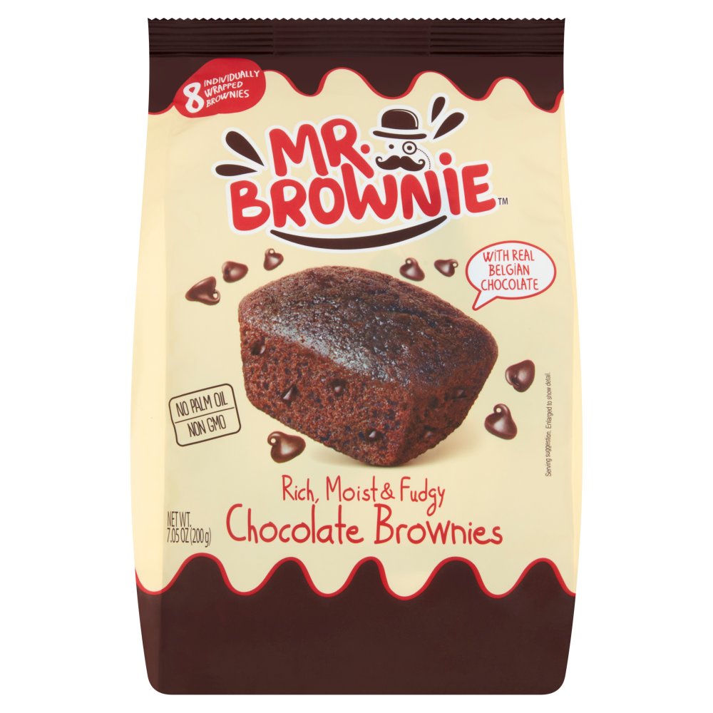 Mr. Brownie Chocolate Brownies 200g 200g × 1