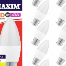 Maxim Led w Candle Bc White 10x10W