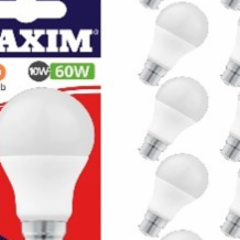 Maxim Led w Gls Bc White 10x10W