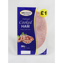 Delicatessen Fine Eating Cooking Ham 1x90g