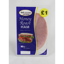 Delicatessen Fine Eating Sliced Honey Roast Ham 1x90g