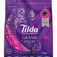Tilda Grand Extra Long Basmati Rice 1x5kg