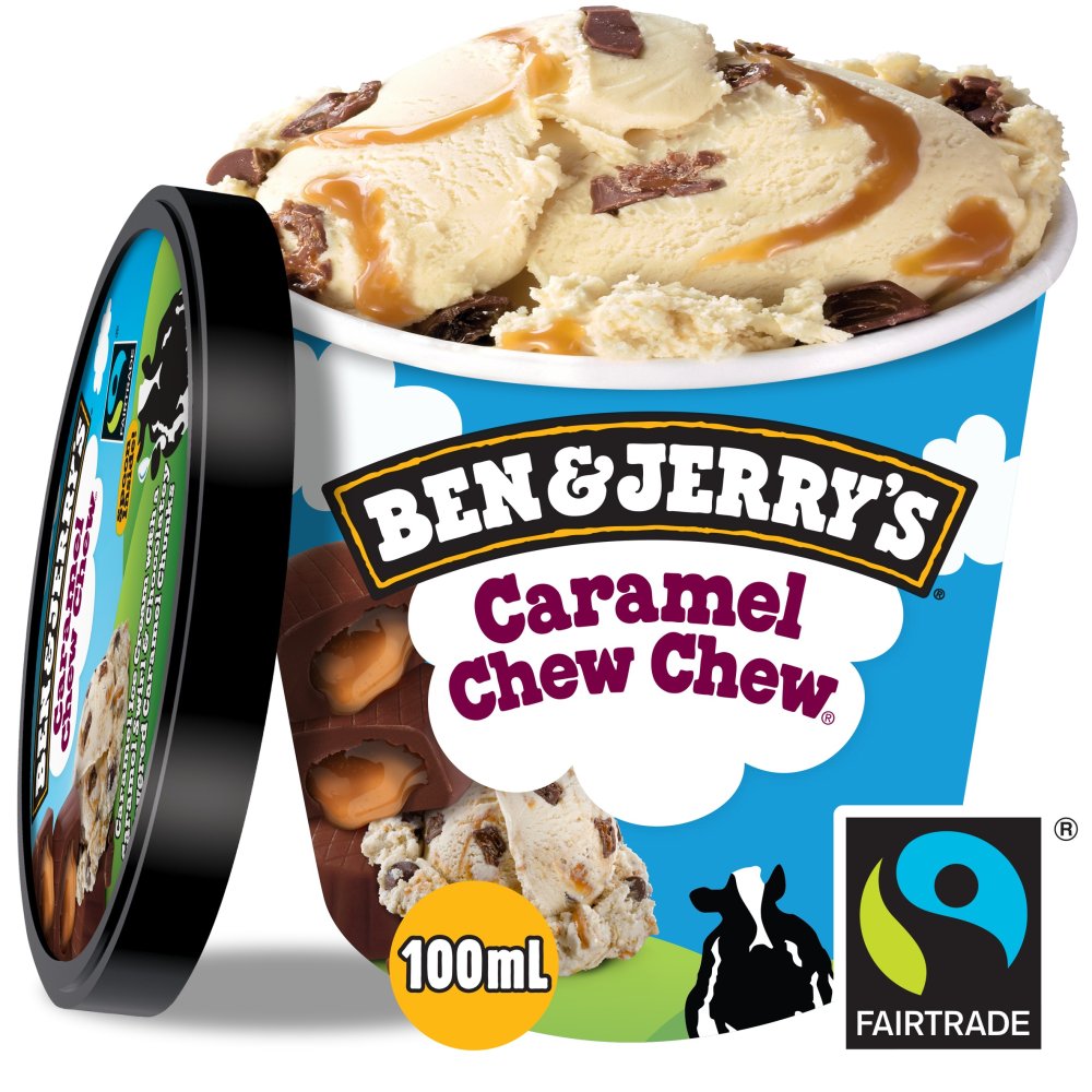 Ben & Jerry's Caramel Chew Chew Ice Cream 100ml 100ml × 1