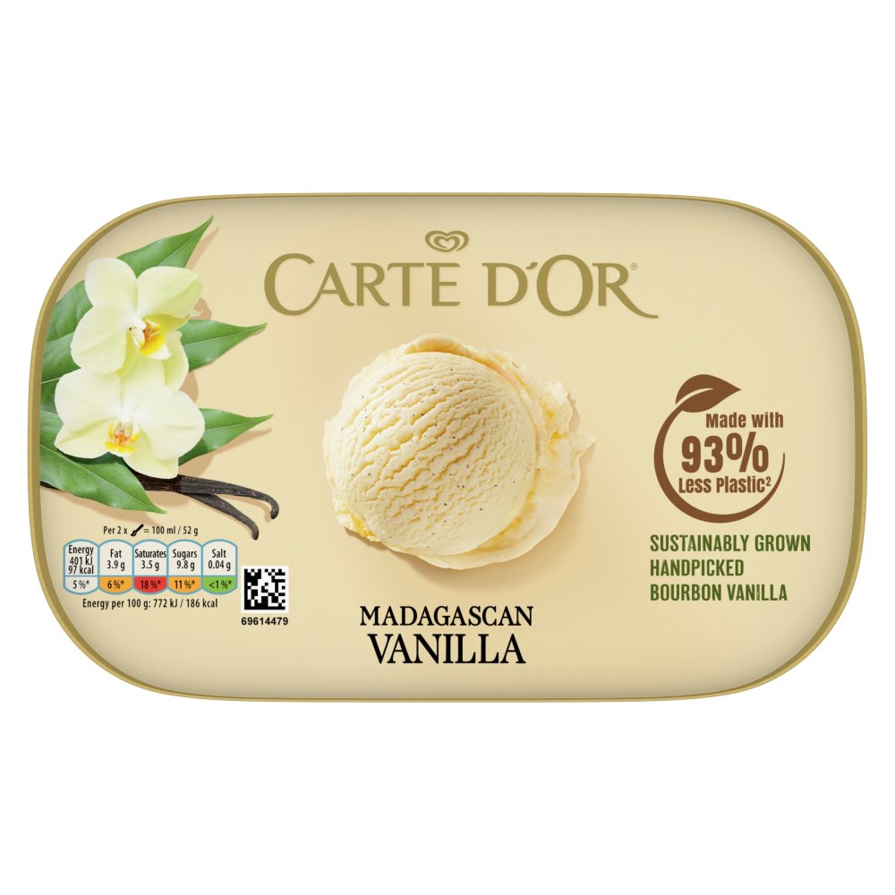 Carte D'or Ice Cream Dessert Madagascan Vanilla 900 ml 900ml × 1