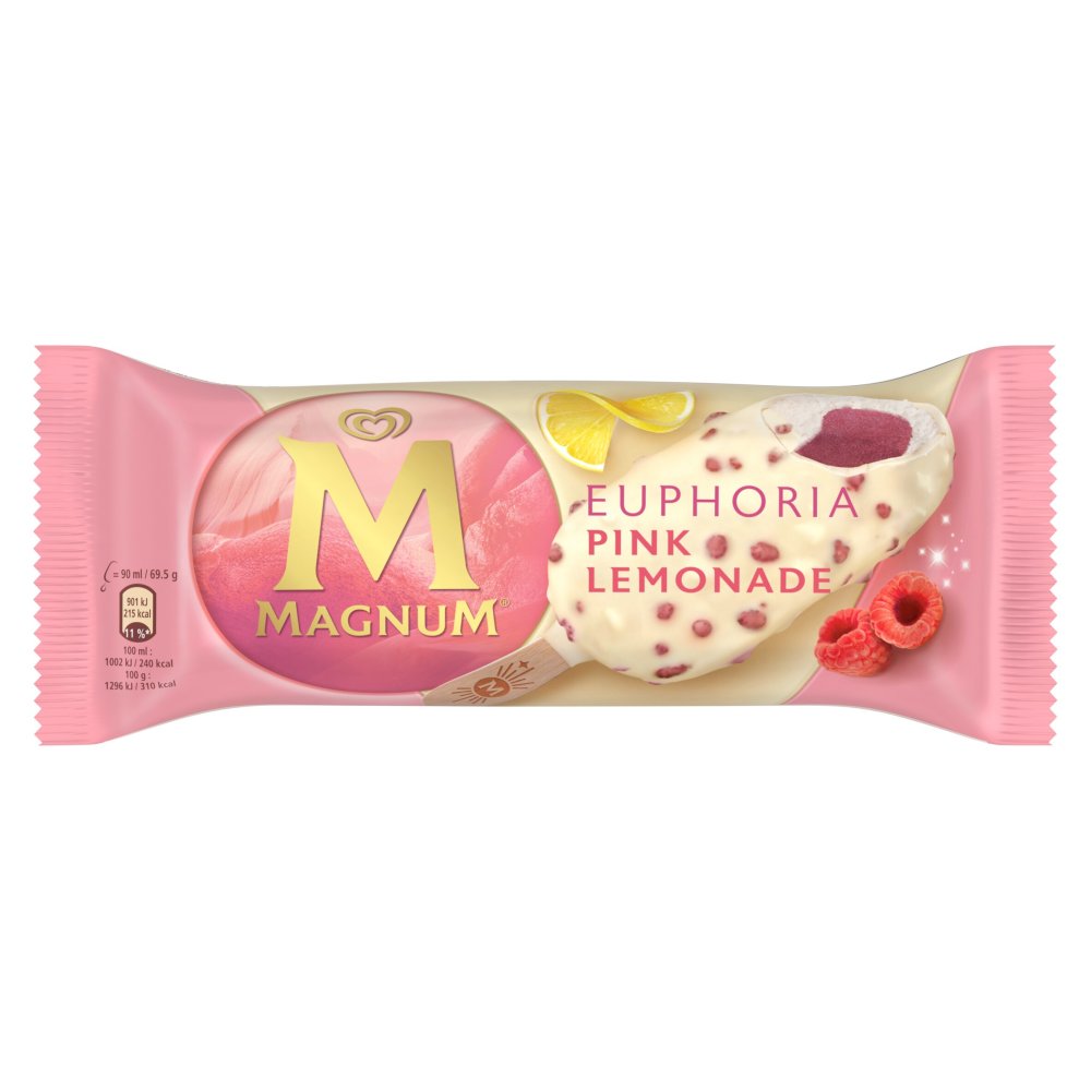 Magnum Ice Cream Stick Euphoria Pink Lemonade 90 ml 90ml × 20 × 1