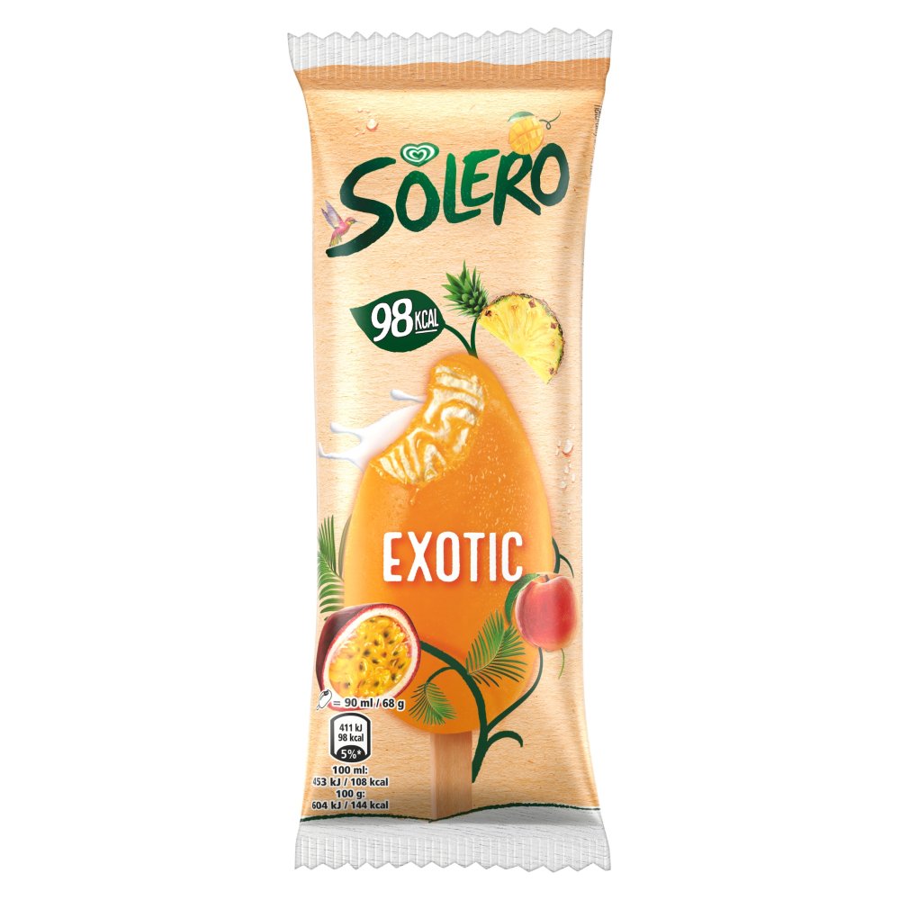 Solero Ice Cream Exotic 90ml 90ml × 25 × 1
