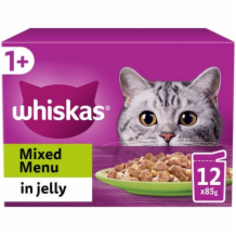 Whiskas + Cat Pouches Mixed Menu In Jelly 's 4x85g