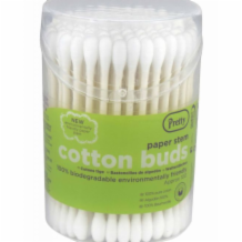 Pretty Paper Stem Cotton Buds 12x100's