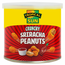 Tropical Sun Crunchy Sriracha Peanuts 6x140g