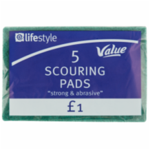 Lifestyle Value Scouring Pads 10x5's