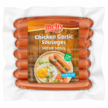 Melis Chicken Garlic Sausages p 1x350g