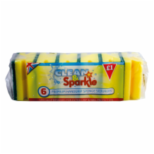 Clean & Sparkle Premium Handgrip Scourers 10x6'S