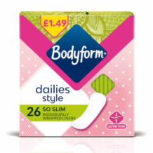 Bodyform So Slim Liner 4x26's
