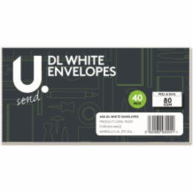 Dl White Envelopes 1x40pk