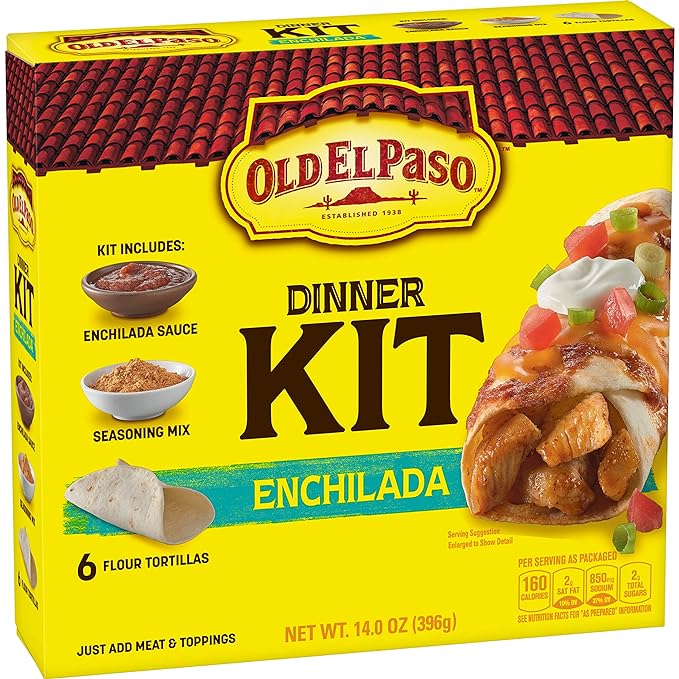 Old El Paso Enchilada Kit 4x630g