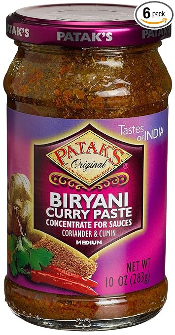 Pataks Curry Paste Biryani 6x283g
