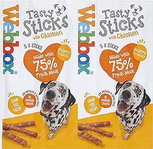 Webbox Dogs Delight Large Sticks Chicken 18x5's