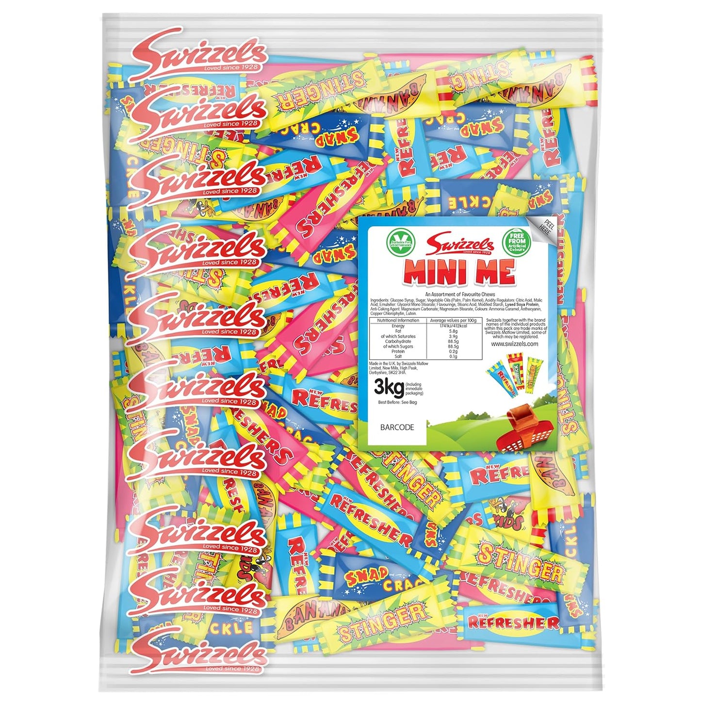 Swizzels Min Mini Chew Bar 12x120g
