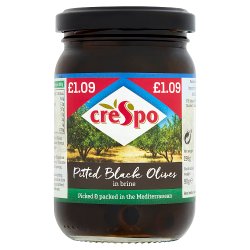 Crespo Black Olives 6x198g