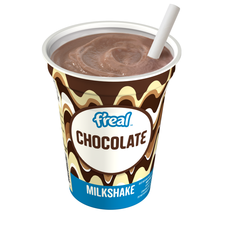 F'Real Chocolate Milkshake Machine use only 12x250g