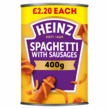 Heinz Spaghetti & Sausages 6x400g
