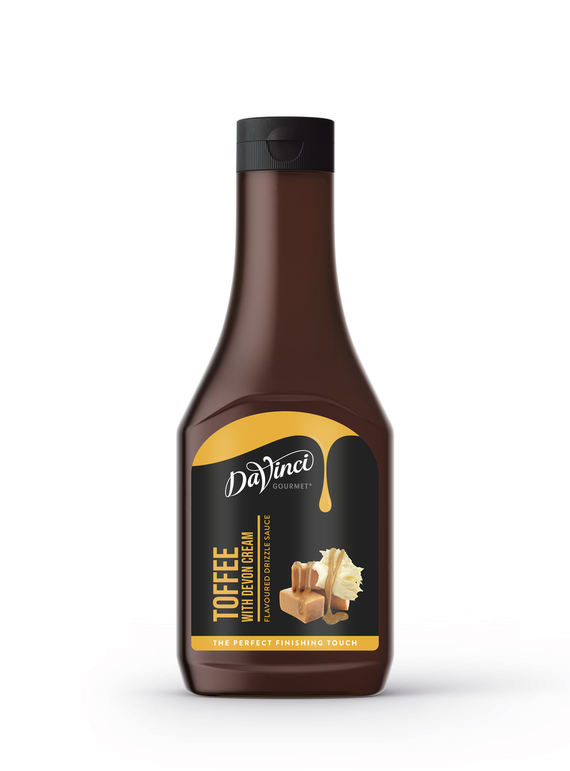 Da Vinci Toffee Drizzle 1x500ml . Packed 12 units to a case.
Unit Weight: 6.55 Kilos.