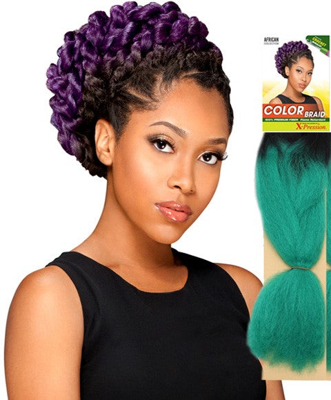 AFRICAN COLLECTION SYN COLOUR BRAID Color T1b/613 Hair for Braid Extensions Asetena Pa