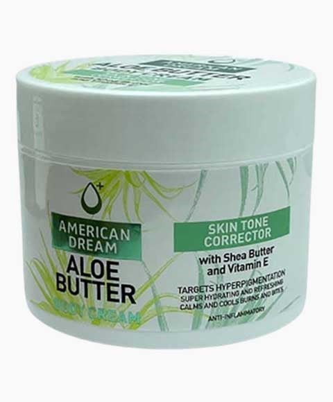 AMERICAN DREAM ALOE BUTTER BODY CREAM 500 ml Skin Moisturizing Asetena Pa