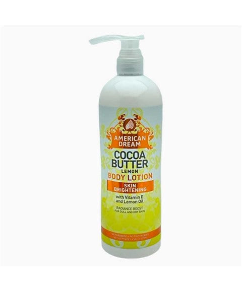 COCOA BUTTER LEMON BODY LOTION 473 ml Skin Moisturizing Asetena Pa