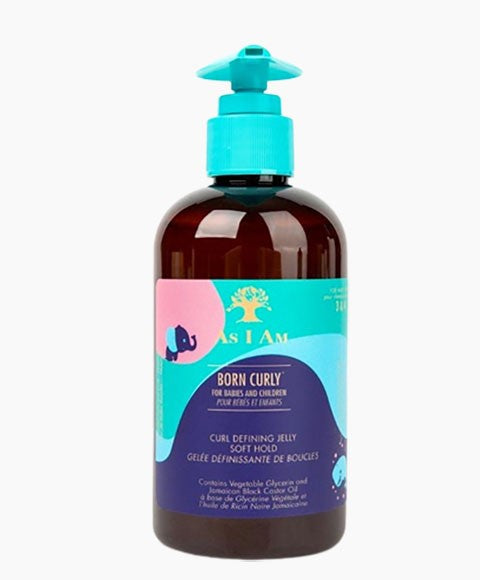 AS I AM BORN CURLY CURL DEFINING JELLY SOFT HOLD 240 ml Hair Styling Asetena Pa