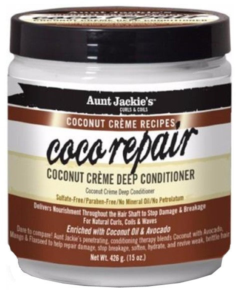 AUNT JACKIES COCO REPAIR COCONUT CREME DEEP CONDITIONER 426 g Conditioner Asetena Pa