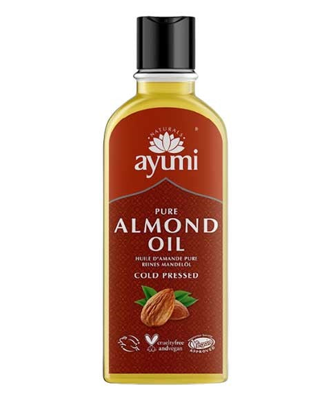AYUMI NATURALS PURE ALMOND OIL COLD PRESSED 150 ml Skin Moisturizing Asetena Pa