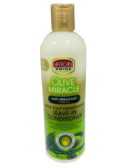 OLIVE MIRACLE ANTI BREAKAGE LEAVE IN CONDITIONER 355 ml Conditioner Asetena Pa