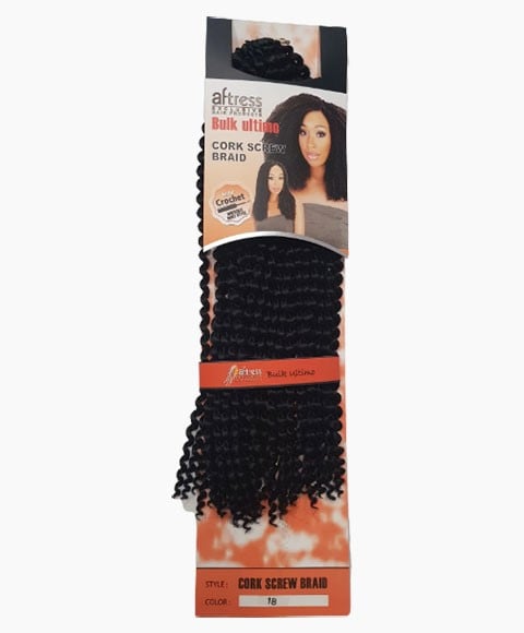 AFTRESS BULK ULTIMO CORK SCREW BRAID Color 2 Hair for Braid Extensions Asetena Pa