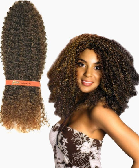 AFTRESS BULK ULTIMO JERRY CURL BRAID Color 1B Hair for Braid Extensions Asetena Pa