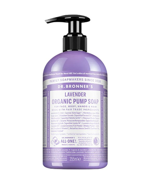 ALL ONE LAVENDER ORGANIC PUMP SOAP 355 ml Body Care Asetena Pa